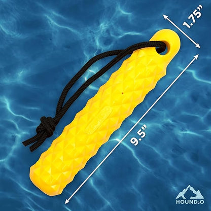 Dog Toys | Rope Bumper Floating Toy for Dogs | Yellow Outdoor Toy - Easy to Clean and Made from Non Toxic Materials
