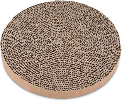 Best Pet Supplies Catify Cat Scratcher, Fun Interactive Scratchers, Posts, Poles, Claw Safe, Furniture Saver Indoor Play Support Natural Cat Behaviors Heavy Duty - 5 Pack Round, 10 x 10"