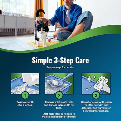 NEW Cat's Pride Max Power PRO Online-Exclusive: Total Odor Control - Up to 14 Days of Powerful Odor Control - Our Strongest Clumps - 99% Dust Free - Multi-Cat Litter, Unscented, 19 Pounds