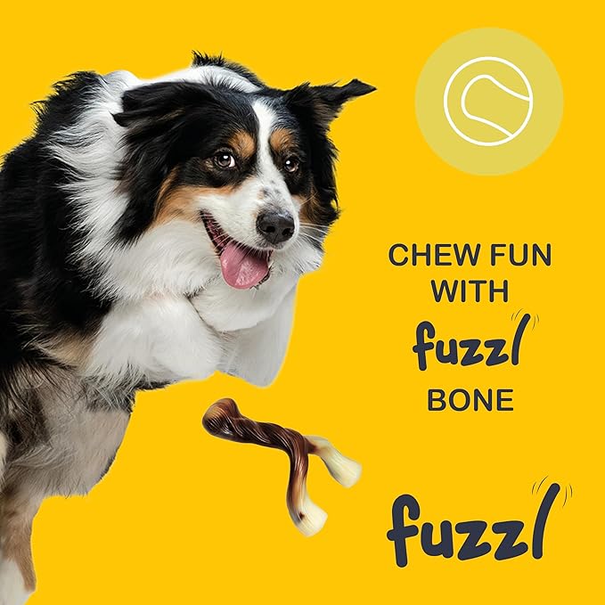 Ultra Tough Nylon Dog Chew Toy - Wishbone & Bone, Beef Scented, Heavy Duty, Water Resistant, Large Breed, 2 Count