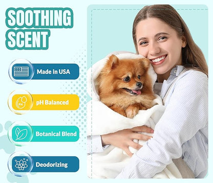 ALFIE'S CHOICE Dog Shampoo for Dry Itchy Skin | Calm & Comfort Shampoo and Conditioner Set | 16 fl oz Each | Lavender, Rosemary & Vitamin E | for Sensitive Skin & All Breeds | Made in USA