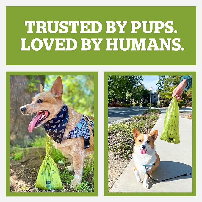 Pogi’s Dog Poop Bags – Leak-Proof & Extra Thick Pet Waste Bags (Fresh Scent, 10 Rolls, 150-Count)