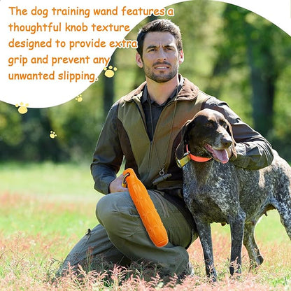 2 Pcs Floating Dog Toys Bumper with Throw Rope Retriever Training Puppy Pool Toys Standard Size Water Interactive Chew Toy for Duck Dog Hunting Training Outdoor Pool Activities