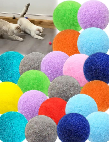 40-Pack Cat Balls – Fun Interactive Toys for Indoor Cats & Kittens (Playtime)