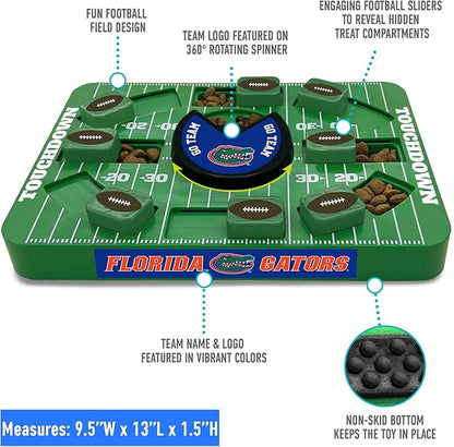 Pets First NCAA Florida Large Puzzle Toy, Dog Puzzle Treat Toy, New Large Size, Interactive Dog Treat Toy, Dog Slow Feeding Toy