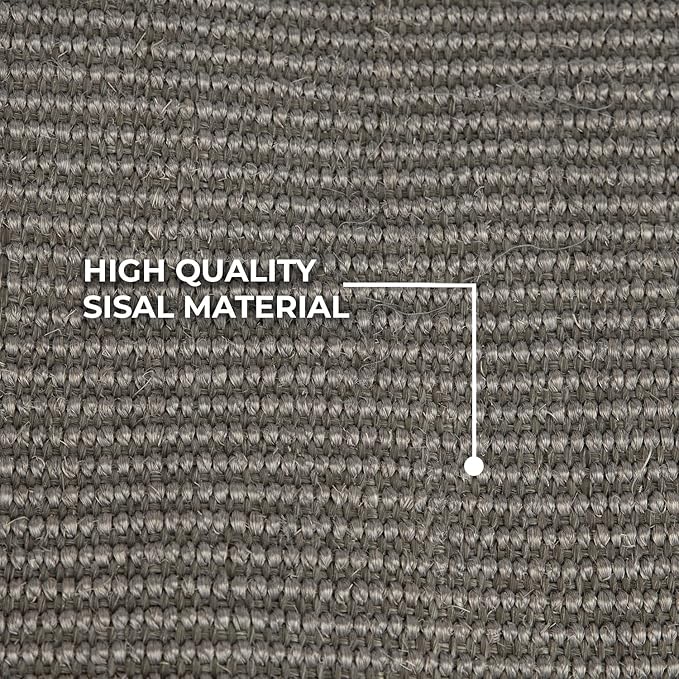 Best Pet Supplies Catify Cat Scratcher, Fun Interactive Scratchers, Posts, Poles, Claw Safe, Furniture Saver Indoor Play Support Natural Cat Behaviors Heavy Duty - Log (Gray), 22 x 17.28