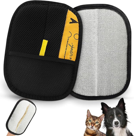 1 pcs Electrostatic Pet Hair Remover Gloves, Reusable Cat Dog Electrostatic Hair Remover Grooming Glove Tool, Pet Hair Removal Gloves Brush.