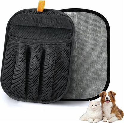 Pet Hair Removal Glove for Cats & Dogs, Upgraded Five-Finger Electrostatic Pet Hair Gloves, Reusable Magic Brush Pet Hair Remover Tool for Clothing, Laundry, Couch, Carpet & Car Seat