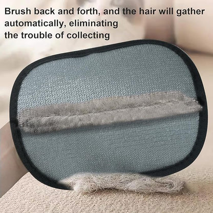 Pet Hair Removal Glove, 2-Pack, Reusable Grooming Brush for Cats & Dogs, Electrostatic Hair Remover for Furniture, Carpet, Car