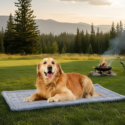 Kifmurase Backseat Pet Bed Mat, Dog Car Seat Cover for Back Seats, Dog Bed for Car, Non-Slip Travel Pet Mat, Fuzzy Seat Protector for Backseat Extenders, Trucks, SUVs
