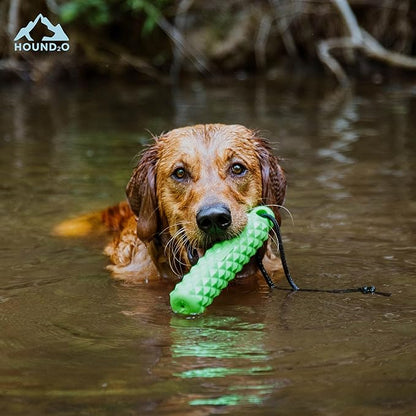 Dog Toys | Rope Bumper Floating Toy for Dogs | Green Outdoor Toy - Easy to Clean and Made from Non Toxic Materials