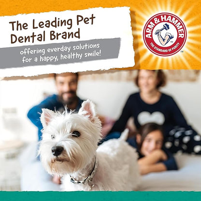 Arm & Hammer Nubbies T-Bone Dental Dog Chew Toy with Peanut Butter Flavor, Textured Chew Toy Designed to Help Clean Teeth and Support Oral Care for Dogs Up to 35 lbs