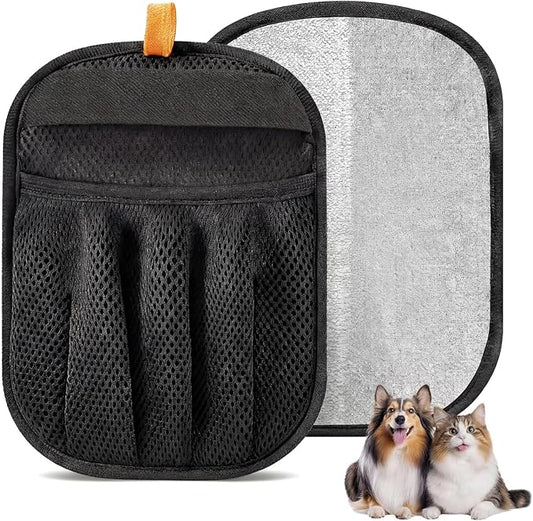 Pet Hair Removal Glove, Electrostatic Gloves for Removing Dog Hair, Cat Hair, Reusable, for Cleaning Sofas and Clothing.