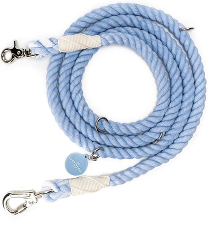 Denim Blue Hands-Free Rope Leash