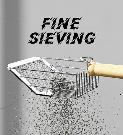 Cat Litter Scoop, Aluminum Alloy Cat Litter Scooper, Cat Litter Picker, Durable and Easy to Clean, Ergonomic Design, Suitable for Cat Litter Box
