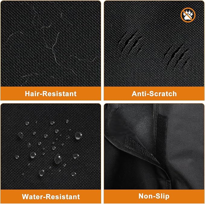 Alfheim Cargo Liner for Dogs, Nonslip Waterproof Pet Boot Liner with Bumper Flap Protector, Durable Washable Cargo Cover Mat Travel, Universal for Medium Small Car SUV