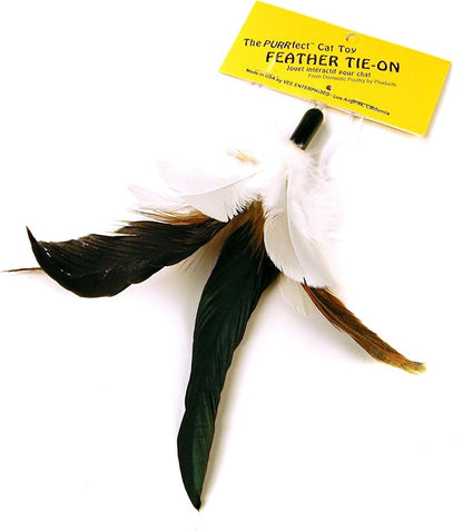 PURRfect Cat Toys Feather Tie-On