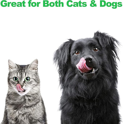 Set of 2 Stainless Steel Dog Bowls - 40oz Pet Bowls with Decorative Dog Food Stand - Metal Food and Water Dishes for Large Pets - Puppy Essentials by PETMAKER (Silver/Black)
