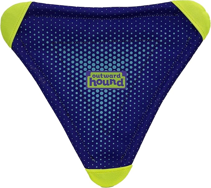 Outward Hound FlyFetch Flyer Dog Toy, Lightweight, Floats in Water, All Breeds, 10" x 11.2"