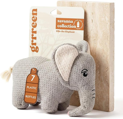 Dog Toys | Plush Toy Elephant Stuffed Animal for Dogs | Eco Friendly Toy - Easy to Clean and Made from Non Toxic Materials