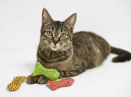 Yeowww! Stinkies Catnip Toy, Dots (Pack of 2)