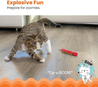 Catstages Green Magic Dynamite Stick Catnip Cat Toy,(Pack of 2)