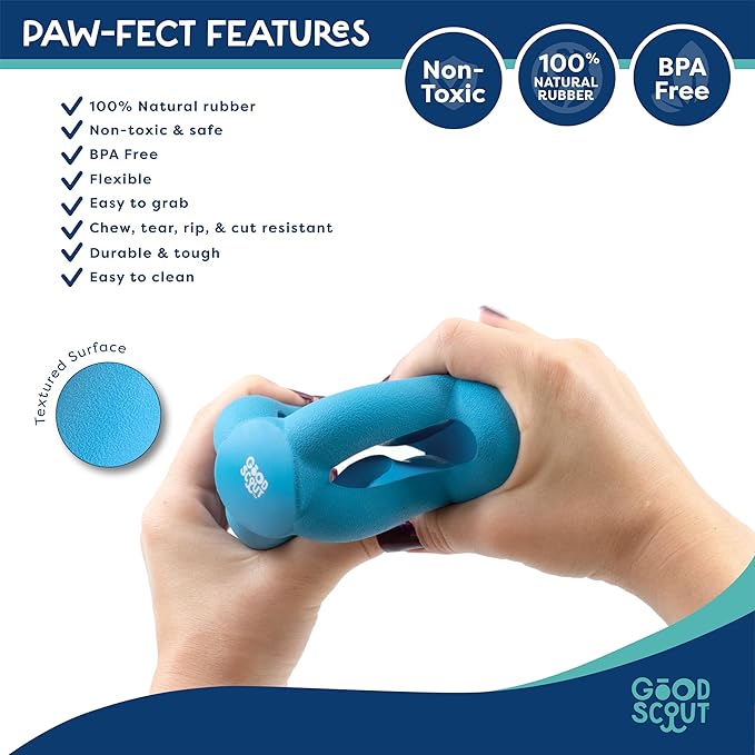 Good Scout Cage Ball Dog Toy for Tugging & Chewing, Best Dog Toy for Fetch, Aggressive Chew Toy for Puppies & Adult Dogs, No Stuffing Dog Toy for Medium & Large Dogs