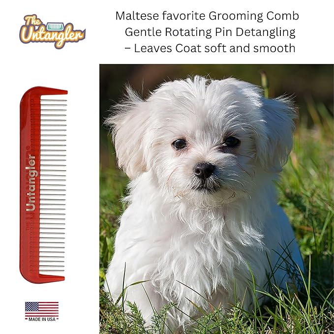 Pet Comb (5", Ferrari Red)