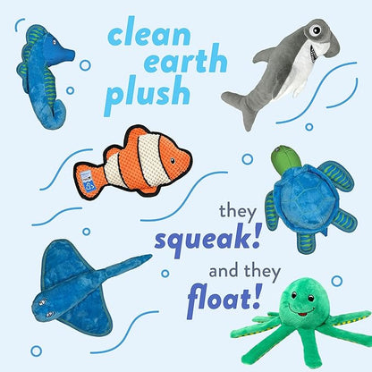 Spunky pup Clean Earth Plush Raccoon | Made from 100% Recycled Water Bottles | Large,Gray,7211