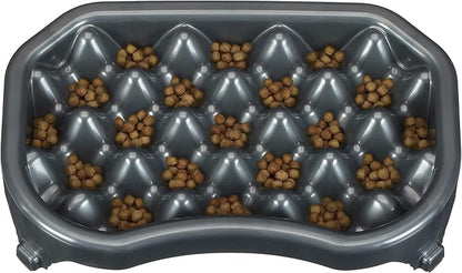 Neater Pet Brands Neater Slow Feeder Dog Bowls, Slows Down Fast Eaters to Help Digestion & Prevent Overeating, Non-Slip Food Bowl, BPA-Free, Holds 2.5 Cup of Food for Small to Medium Breed or Puppy