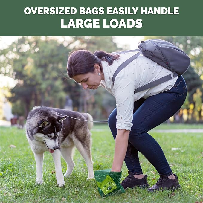 Tuff Mutt Dog Poop Bags - Dispenser-Friendly, Leak-Proof Waste Bags for Dogs, Pack contains 18 rolls with 15 bags each