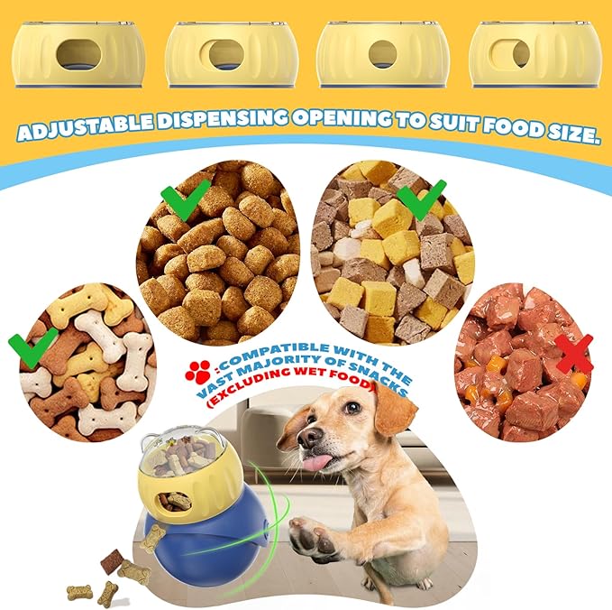 Interactive Dog Toys to Keep Them Busy, Treat Dispensing Slow Feeding Dog Enrichment Toys for Small Dog