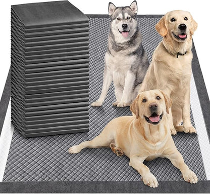 Gimars Upgrade Odor Control 4XL 36x36 Extra Large Thicken 9 Layers Extra Absorbent Charcoal Pee Pads for Dogs - Leak Proof Dog Training Pads Quick Dry - 30 Counts