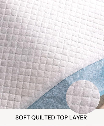 X-Large Puppy Pads, 50 Count, 23" W x 30" L,5 Layers, Training Pee Pads with Superb Absorption, Quick-Drying, Odor Neutralizer, Quilted Top Layer