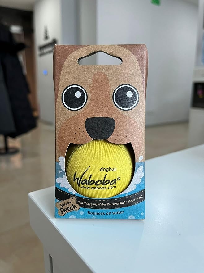 Waboba Fetch Water Ball for Dogs (New Version), Yellow