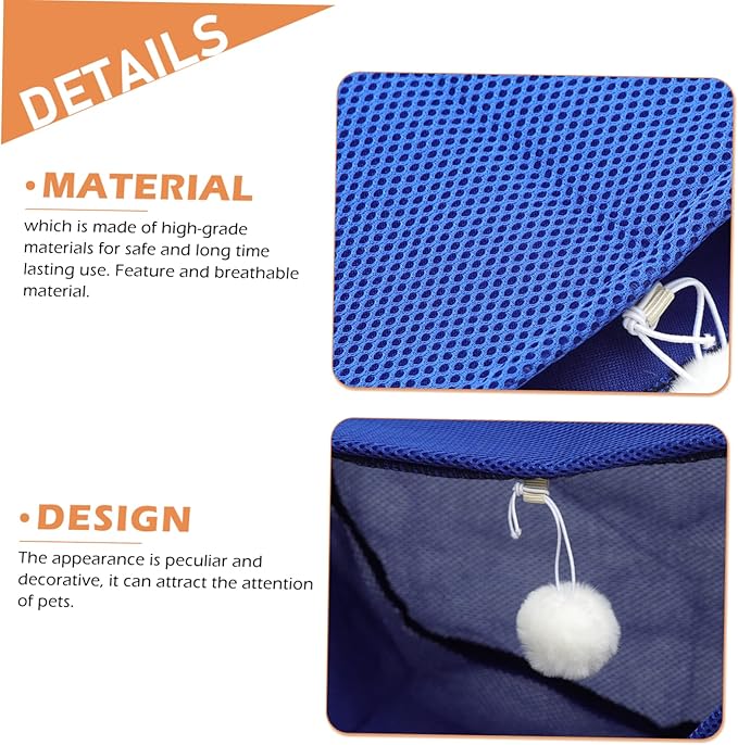 Creative Cat Hammock Bed Multi-Functional Hanging Nest for Cats and Pets Breathable Mesh Design Comfortable for Indoor Use
