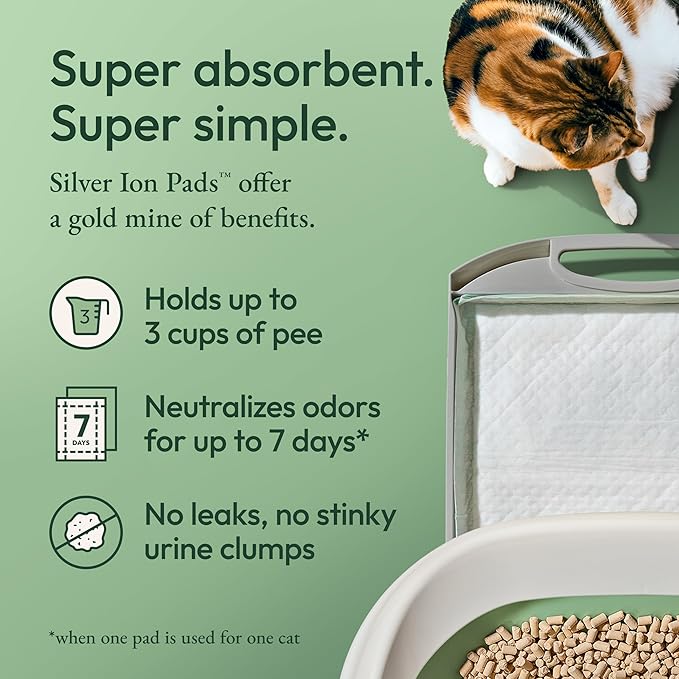Purina Tidy Cats Cat Litter Breeze Pads Spring Clean Fragranced Cat Litter Pads Refill Pack - (Pack of 10) 4 ct. Pouches