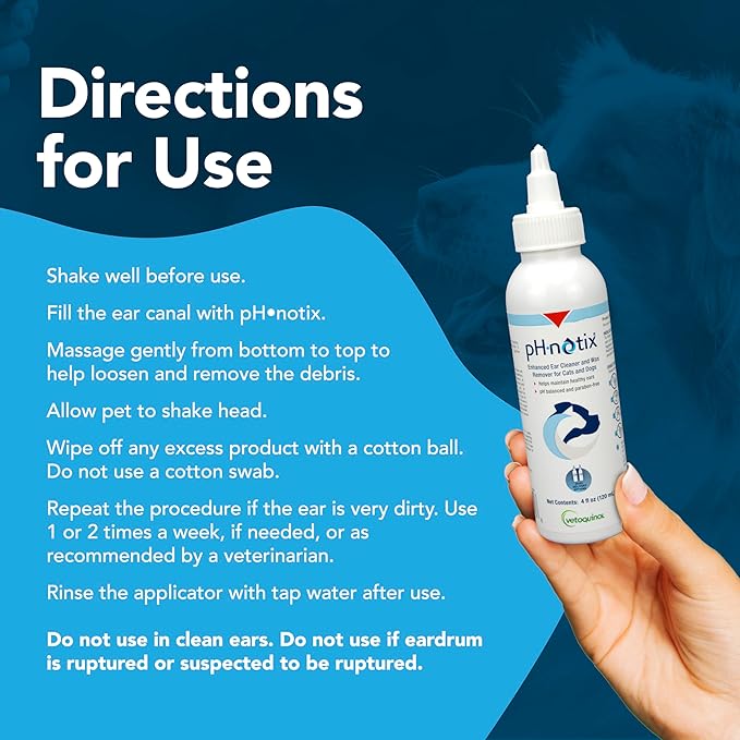 Vetoquinol pH•notix Enhanced Ear Cleaner,