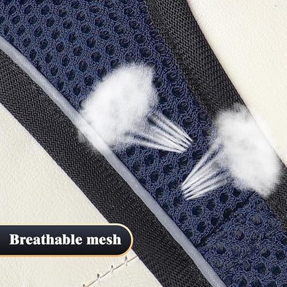 YIMEIS Dog Harness and Leash Set, No Pull Soft Mesh Pet Harness, Reflective Adjustable Puppy Vest for Small Medium Large Dogs, Cats (Navy & Black, Small (Pack of 1)