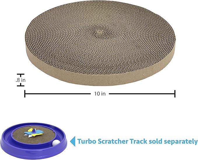 Kitty City Cat Scratchers, Cat Scratching, Cat Scratch Pad, Ball Track Scratcher
