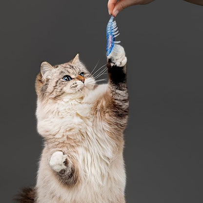 Playology Cat Toys | Catnip Toy Crawfish (Value 4-Pack) Cat Toys for Indoor Cats | Toy Made from Non Toxic Materials