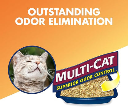 ARM & HAMMER Naturals Clumping Cat , Litter Odor Control, Multi Cat Litter, 18 lb. Bag