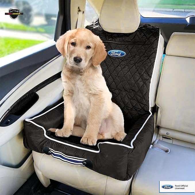 Seat Armour - PetBed2GO - Ford - Black - Cushion & Car Seat Cover - 26x20x6, 3.5 lbs