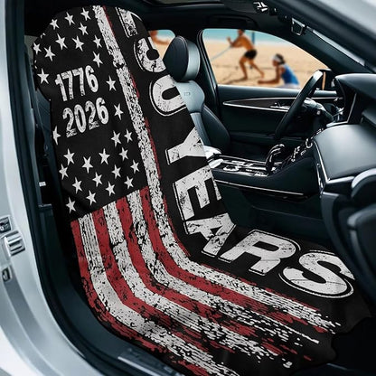 SEANATIVE 250 Years USA Car Accessories Sweat Towel Seat Cover Protectors Patriotic Cushion Covers Universal Fit for Car Truck SUV Seat for Dog & Kid Workout Outdoor or Sport Activities