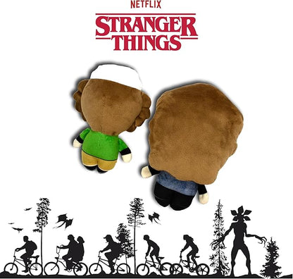 design LAB, Inc. Stranger Things Official Merchandise | Stranger Things Toys - Stuffed Animal Plush Dog Toy Set | Dustin & Eddie 2-Pack Play Set | Interactive Toys with Squeakers