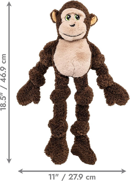 KONG Knots Oversized Dog Toy - Large/X-Large - with Inner Rope Skeleton (Monkey)