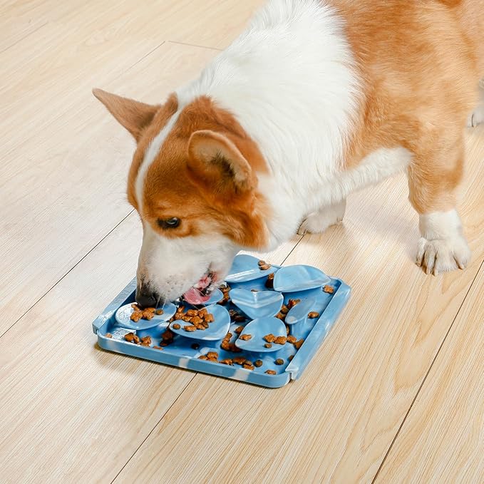 Tall Tails Rock Foraging Mat for Dogs – Slow Feeder Puzzle Mat for Easy & Engaging Feeding