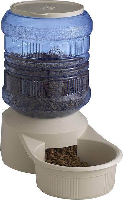 Pet Lodge® Chow Tower Deluxe | Gravity Pet Feeder | Dog Food Dispenser | Automatic Dry Food Dispenser (16 Pound)