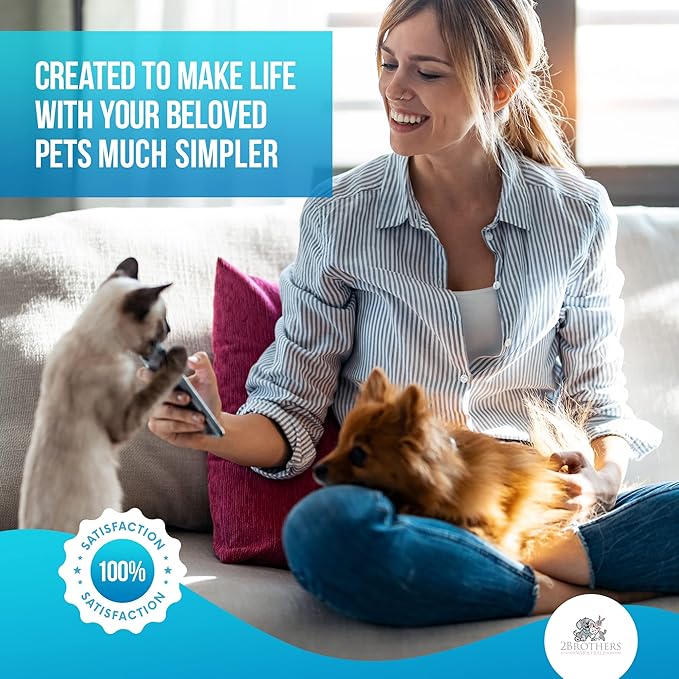 Couch Pet Hair Removal Tool and Roller - Reusable, Easy-to-Clean Dog Hair Remover for Couch and Car, No Batteries or Mess, Ideal for Cat Hair Too