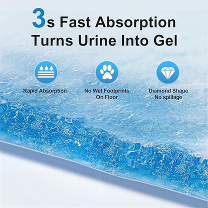 Upgraded 4XL Dog Pee Pads, 36” x 36” Extra Large Single-Pad Coverage, Designed for Multi-Dog Homes & Large Areas, Fast-Absorbing 6-Layer Training Pads with Leak-Resistant Backing, 45 Count